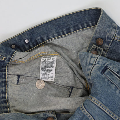 Levi's Vintage 70550 Blue Denim Trucker Jacket Size L Cotton