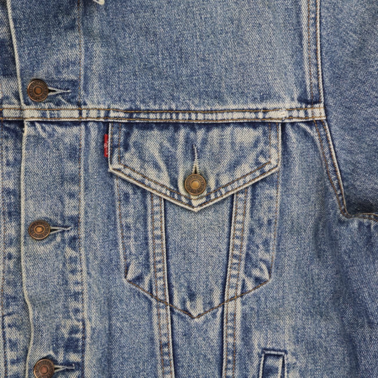 Levi's 70503 Classic Vintage Denim Jacket Blue Large Cotton