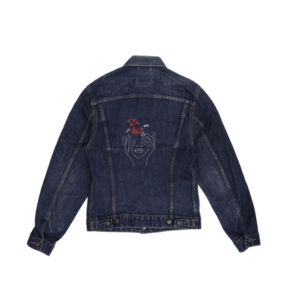 Levi's 70500 Vintage Embroidered Denim Jacket Mid Blue Medium Cotton Unisex