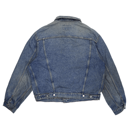 Wrangler Vintage Blue Denim Jacket XL Cotton Denim Collared