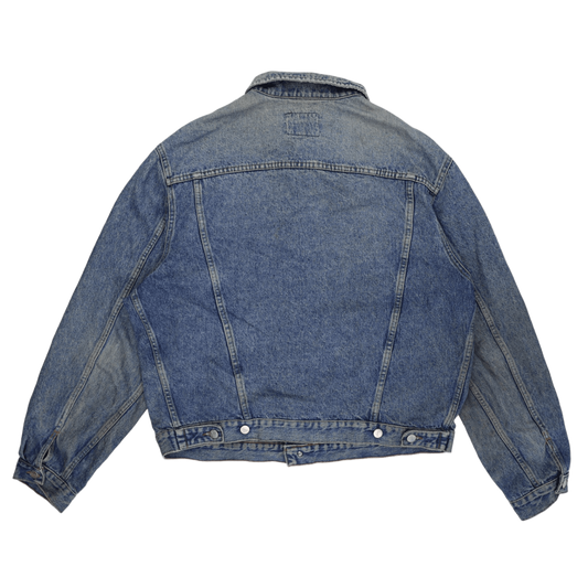 Wrangler Vintage Blue Denim Jacket XL Cotton Denim Collared