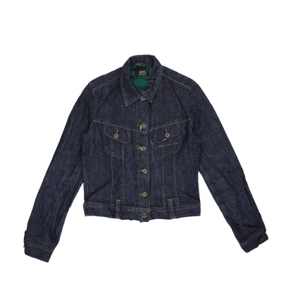 Lee Denim Jacket Dark Blue Small Cotton Vintage