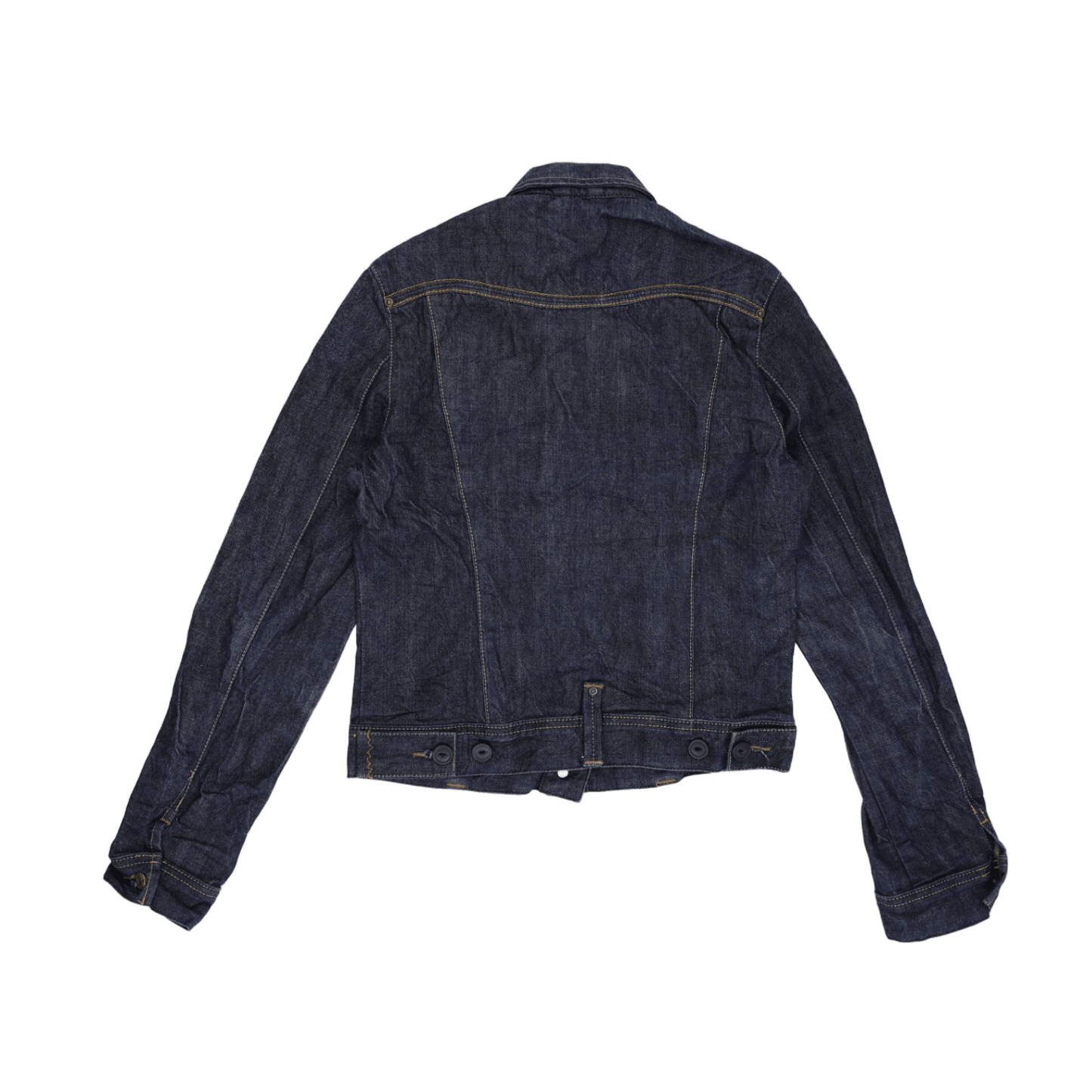 Lee Denim Jacket Dark Blue Small Cotton Vintage