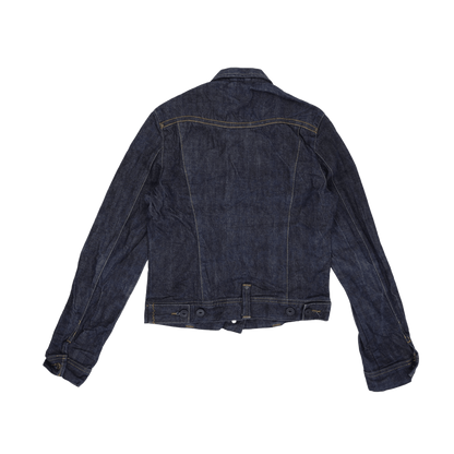 Lee Denim Jacket Dark Blue Small Cotton Vintage