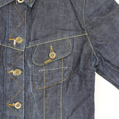 Lee Denim Jacket Dark Blue Small Cotton Vintage