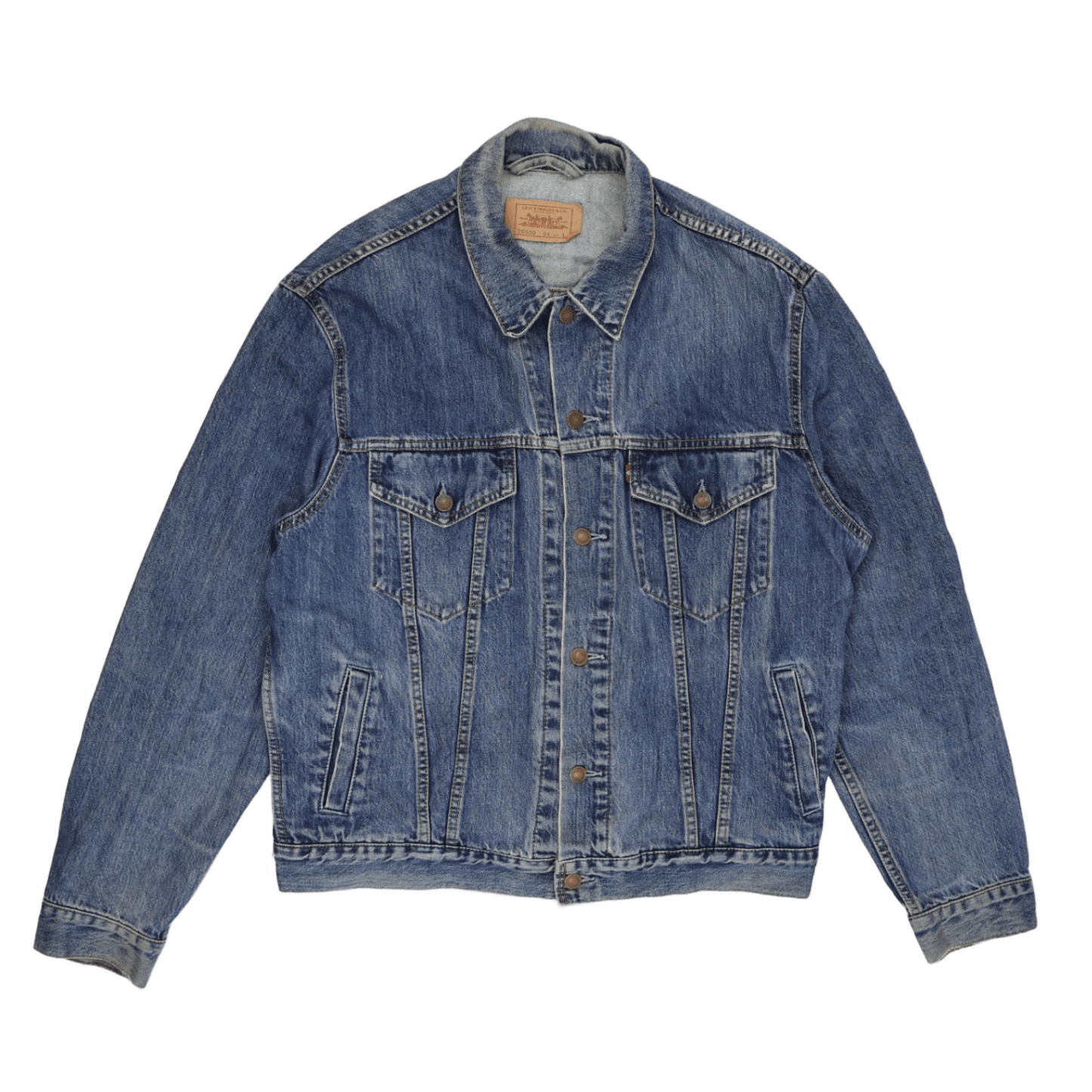 Levi's 70550 Vintage Blue Trucker Jacket Men's Large 100% Cotton