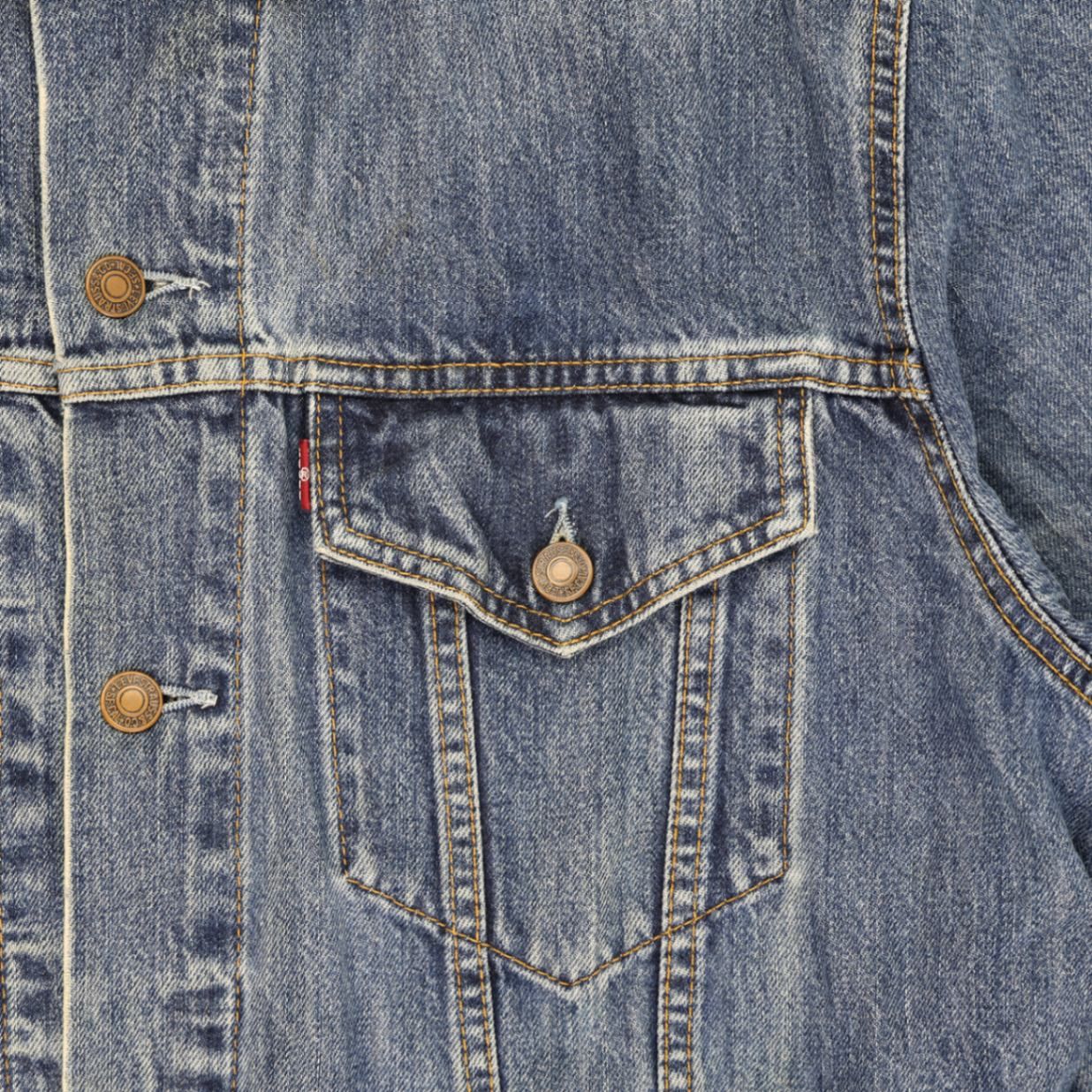 Levi's 70550 Vintage Blue Trucker Jacket Men's Large 100% Cotton