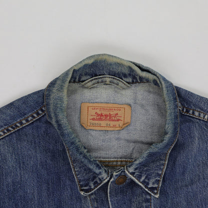 Levi's 70550 Vintage Blue Trucker Jacket Men's Large 100% Cotton