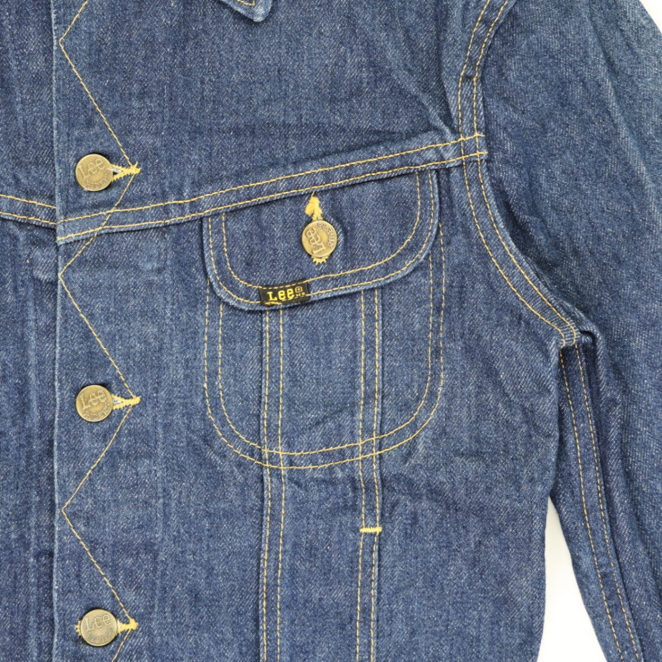 Lee Vintage Western Trucker Denim Jacket Blue Size 34 100% Cotton
