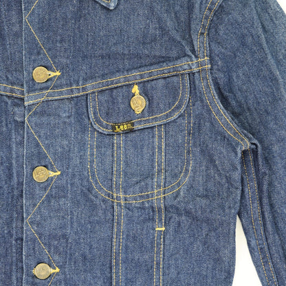 Lee Vintage Western Trucker Denim Jacket Blue Size 34 100% Cotton