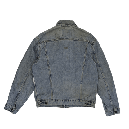 Levi Strauss & Co Vintage Light Blue Denim Trucker Jacket Large 100% Cotton