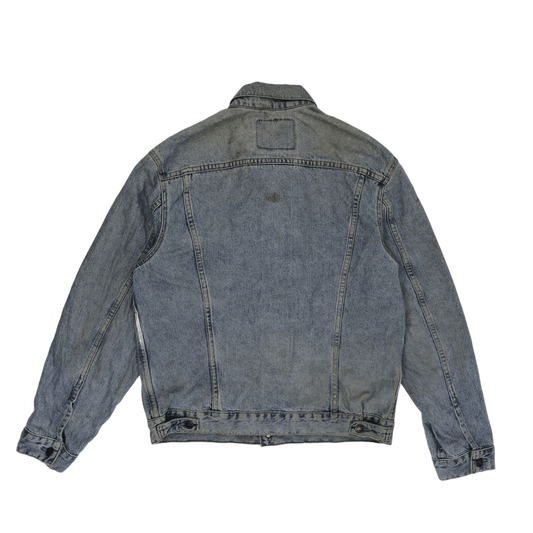 Levi Strauss & Co Vintage Light Blue Denim Trucker Jacket Large 100% Cotton