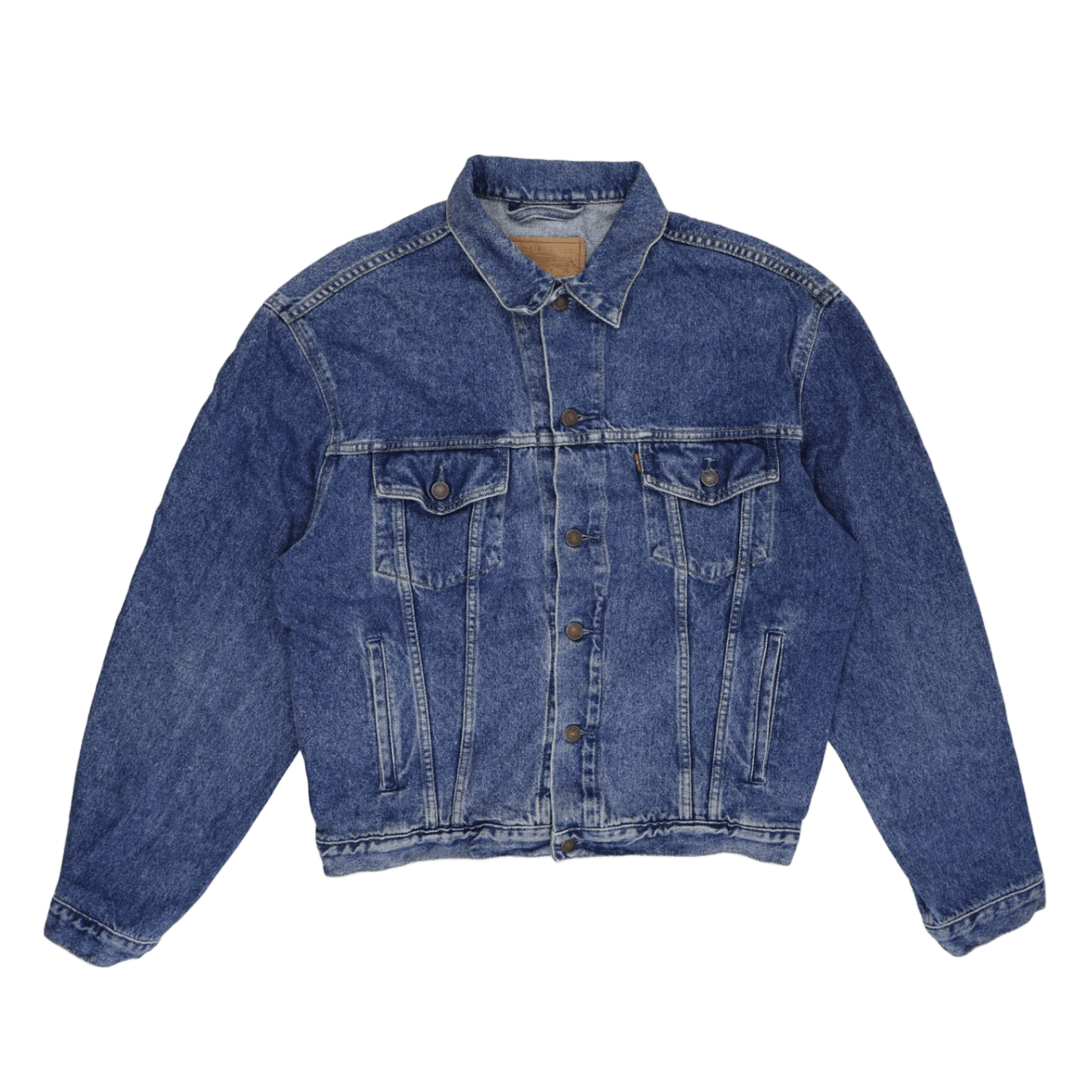 Levi's 70503 Vintage Blue Denim Trucker Jacket Large Cotton