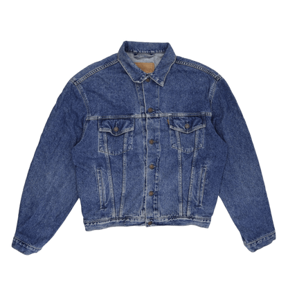 Levi's 70503 Vintage Blue Denim Trucker Jacket Large Cotton