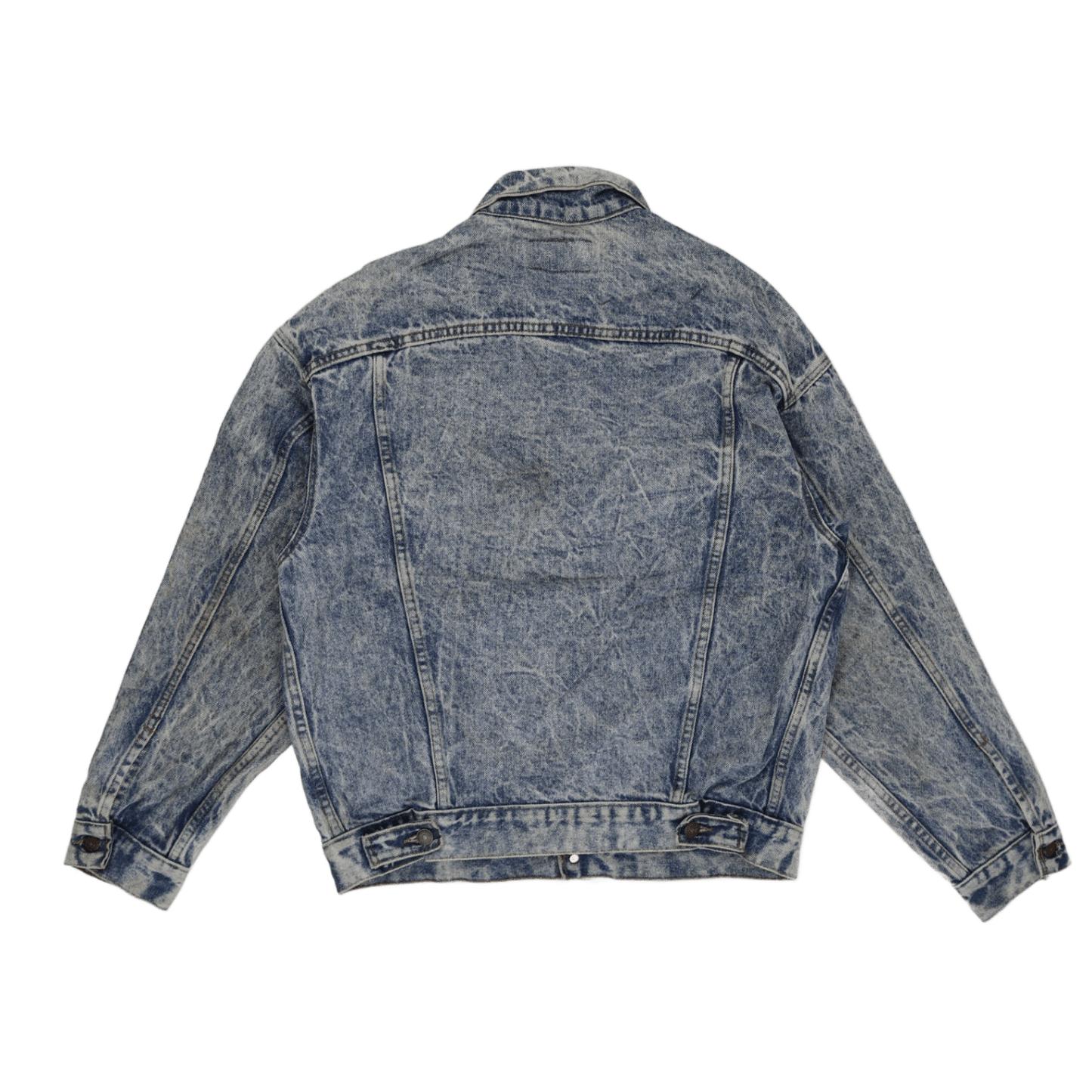 Levi's Vintage 70507 Acid Wash Denim Jacket Blue Medium 100% Cotton Collared