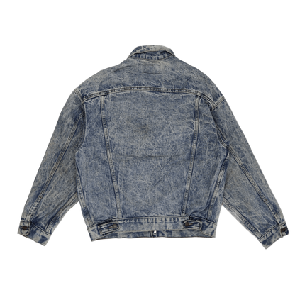 Levi's Vintage 70507 Acid Wash Denim Jacket Blue Medium 100% Cotton Collared