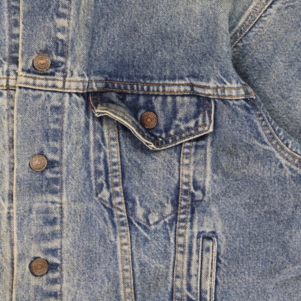 Levi's 70507 Vintage Denim Trucker Jacket Blue Size M Cotton