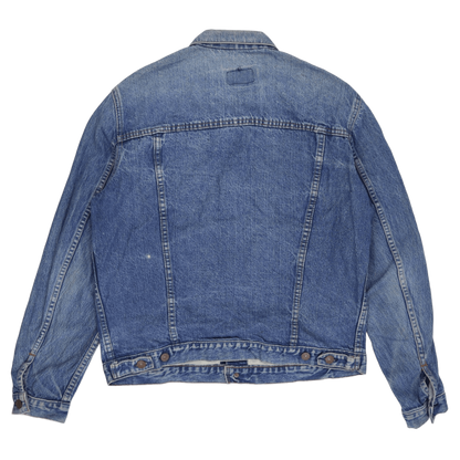 Levi's Vintage Blue Denim Trucker Jacket Medium Cotton Collared