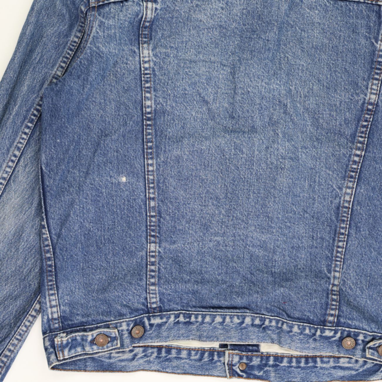 Levi's Vintage Blue Denim Trucker Jacket Medium Cotton Collared
