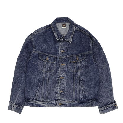 Lee Vintage Classic Blue Denim Jacket XL Cotton Denim Collared