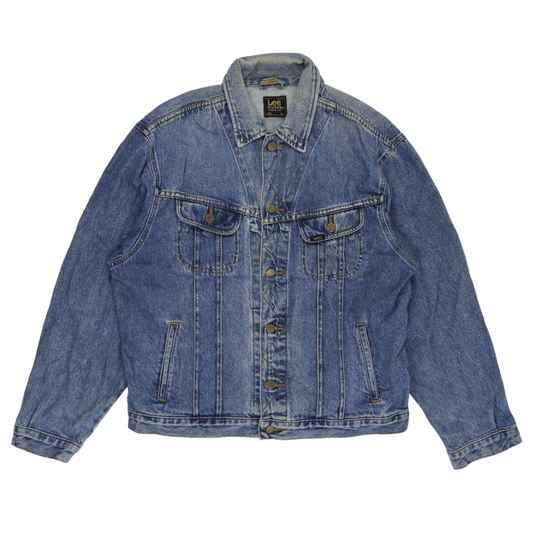 Lee Riders Vintage Denim Jacket Blue XL 100% Cotton Men's Clothing