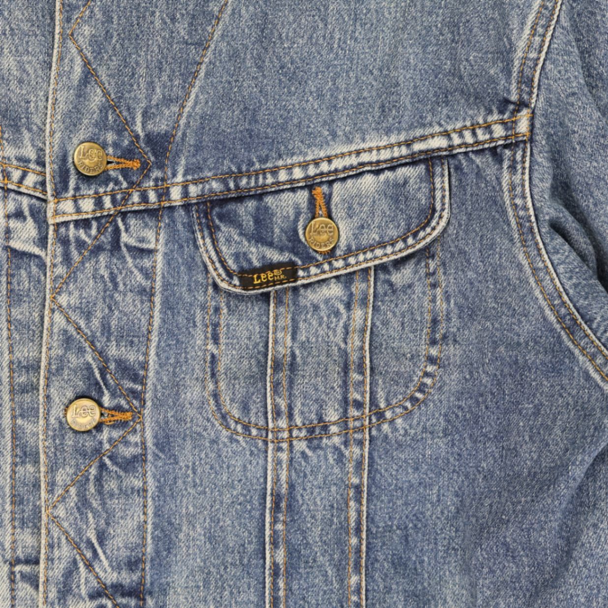 Lee Riders Vintage Denim Jacket Blue XL 100% Cotton Men's Clothing