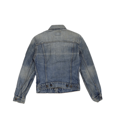 Levi's Vintage 70590-0487 Blue Denim Trucker Jacket Size Small Cotton