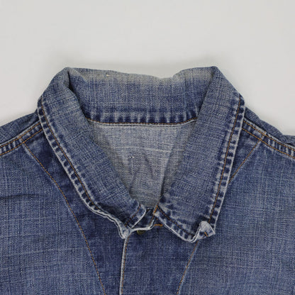 Levi's Vintage Blue Denim Trucker Jacket Size Large Cotton