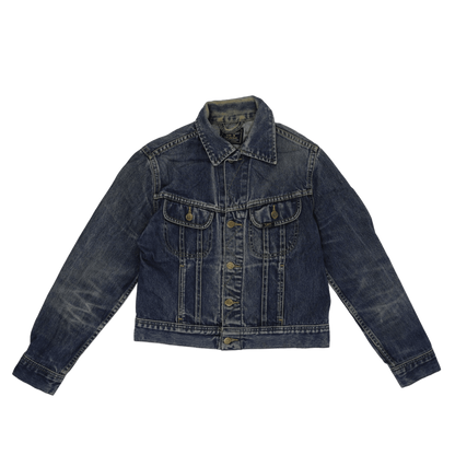 Lee Vintage Denim Truck Jacket Medium Blue Size 12 Cotton Womens