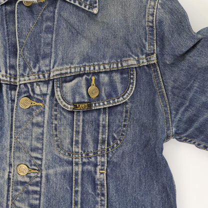 Lee Vintage Denim Truck Jacket Medium Blue Size 12 Cotton Womens