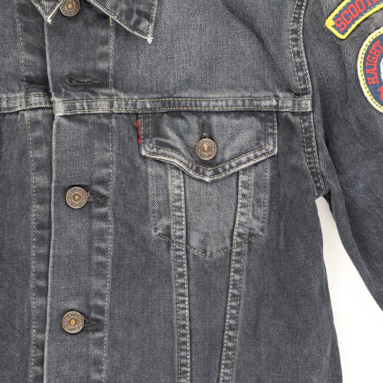 Levi's Vintage Denim Jacket Medium Blue Medium 100 Percent Cotton Denim