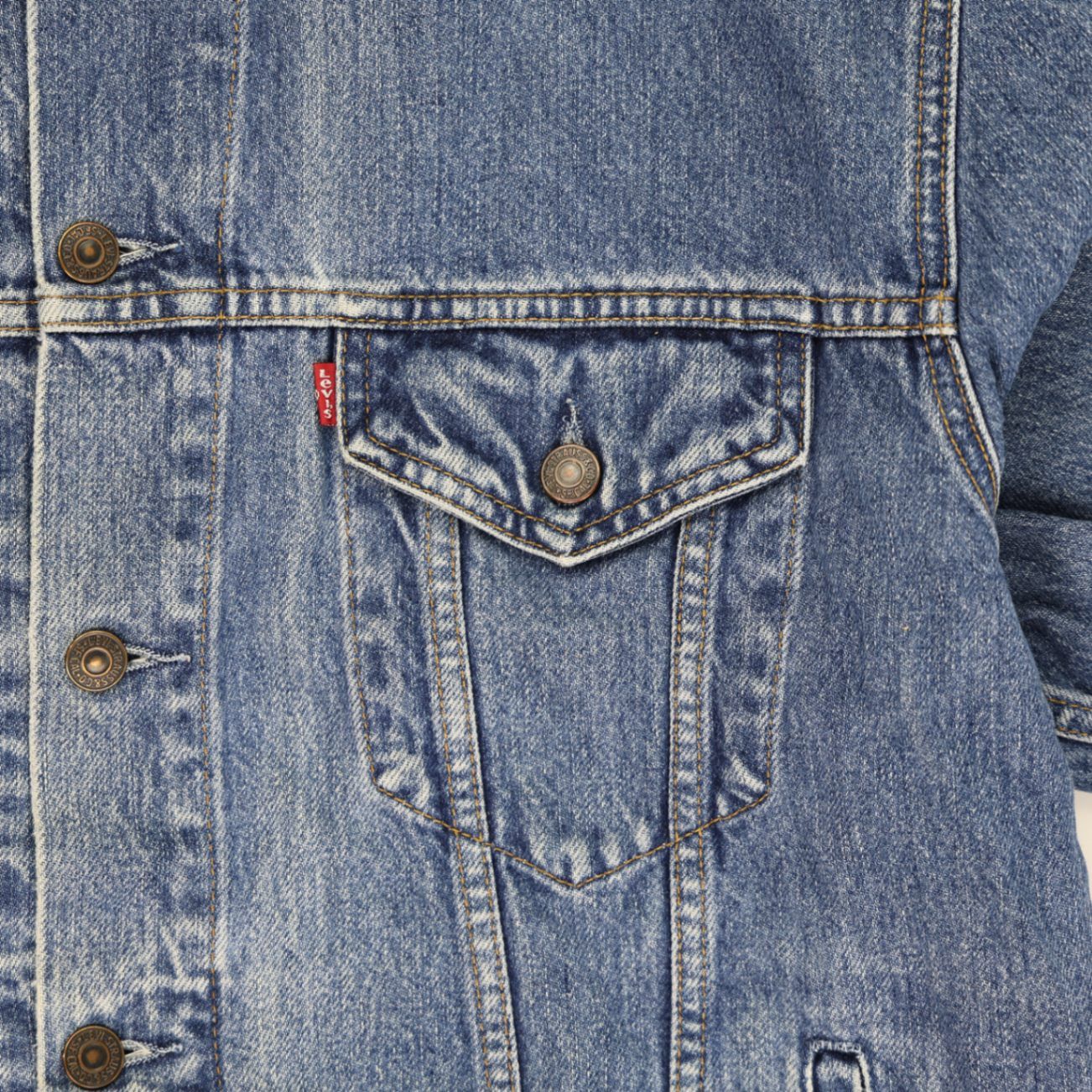 Levi's Vintage Denim Jacket Blue XL Cotton Unisex 70503-02