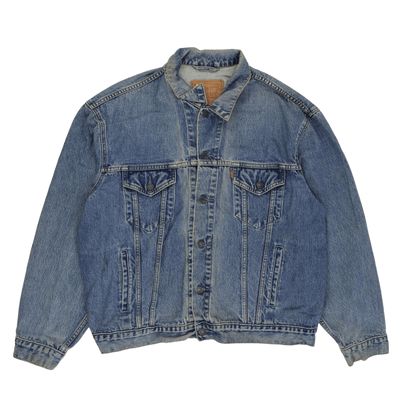 Levi's Vintage Denim Trucker Jacket Light Blue XXL Cotton