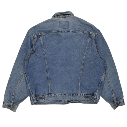 Levi's Vintage Denim Trucker Jacket Light Blue XXL Cotton