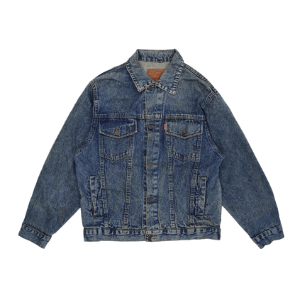 Levi's Strauss Vintage Denim Trucker Jacket Blue Size L Cotton