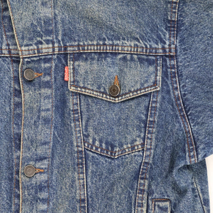 Levi's Strauss Vintage Denim Trucker Jacket Blue Size L Cotton