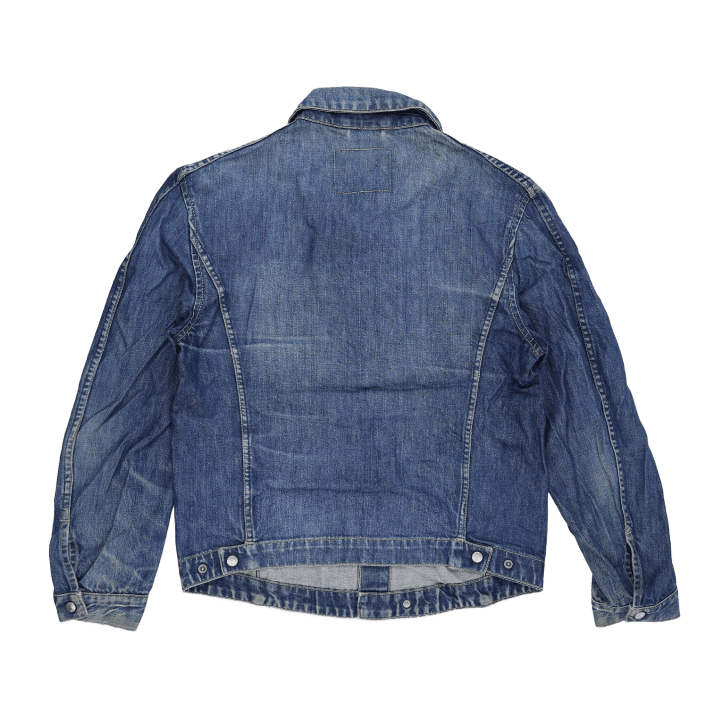 Levi's Engineered Jeans Vintage Denim Jacket Blue Medium 100% Cotton Collared
