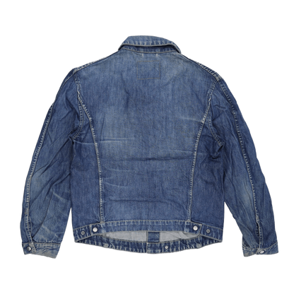 Levi's Engineered Jeans Vintage Denim Jacket Blue Medium 100% Cotton Collared