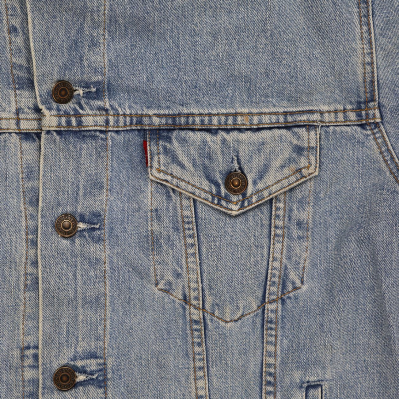 Levi's 70503 Vintage Light Blue Trucker Jacket XXL Cotton Denim
