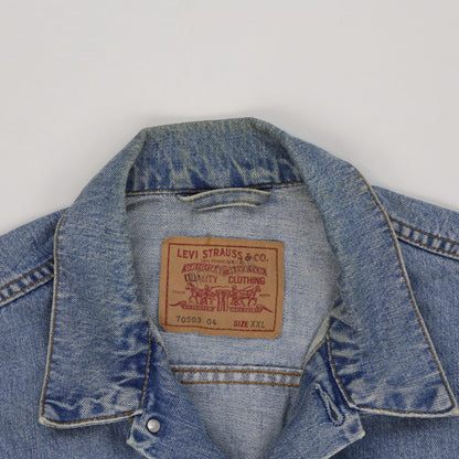 Levi's 70503 Vintage Light Blue Trucker Jacket XXL Cotton Denim