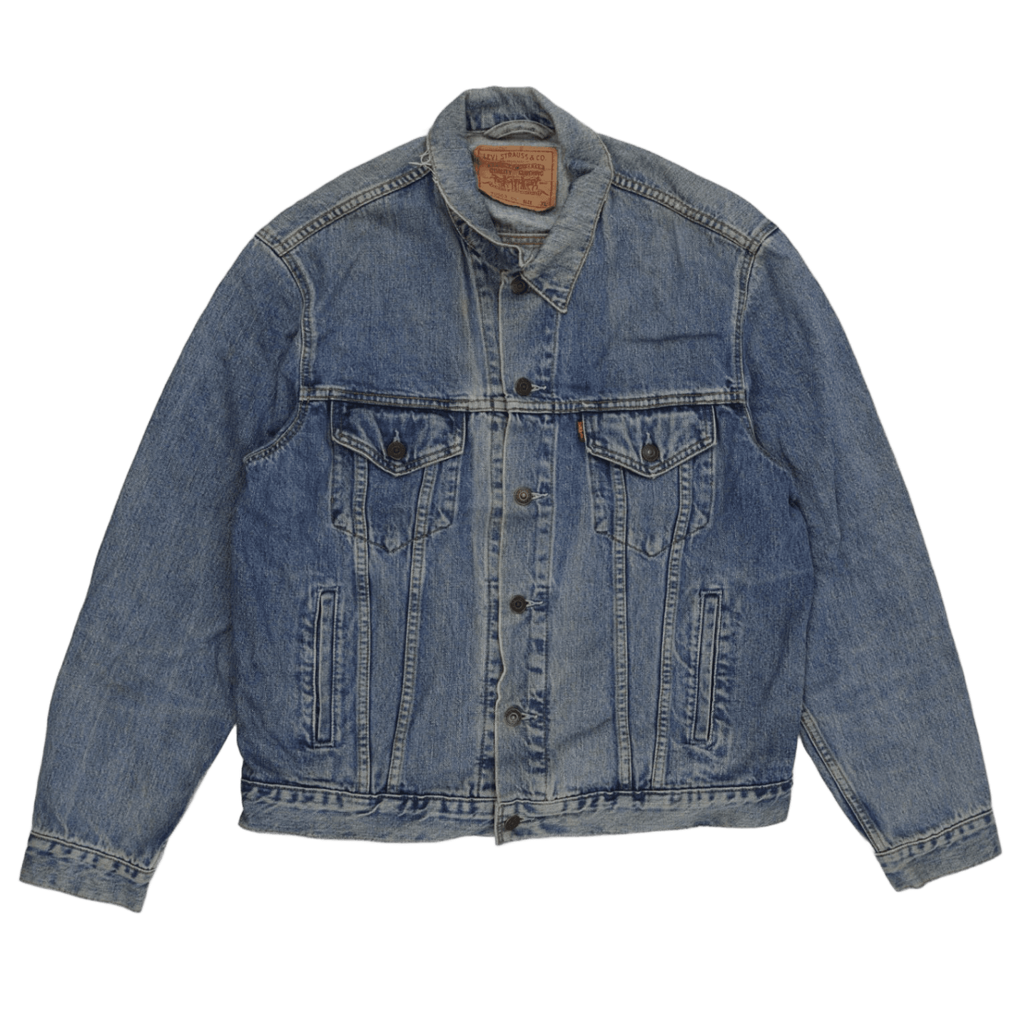 Levi's Vintage Denim Trucker Jacket Blue XL Cotton
