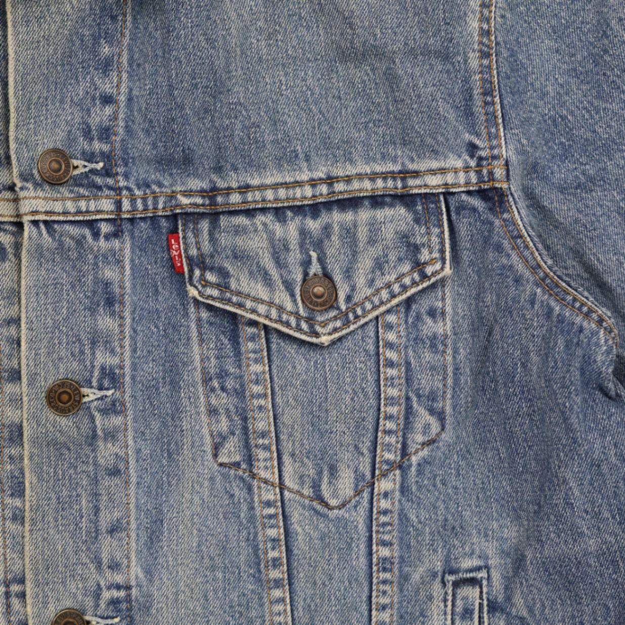 Levi's Vintage Denim Trucker Jacket Blue XL Cotton