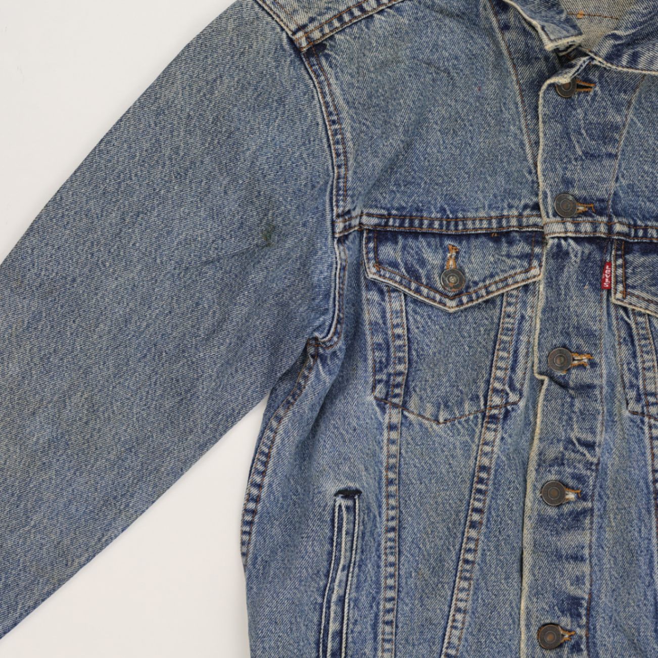 Levi's Vintage Denim Trucker Jacket Blue Unisex Medium