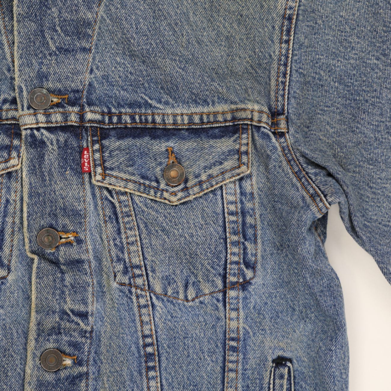 Levi's Vintage Denim Trucker Jacket Blue Unisex Medium