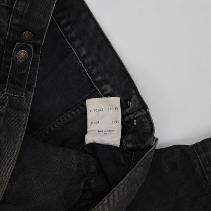 Levi's Vintage Black Denim Trucker Jacket XL Mens