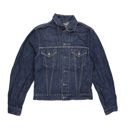Levi's Vintage 70500 Medium Blue Denim Trucker Jacket Size Medium Cotton