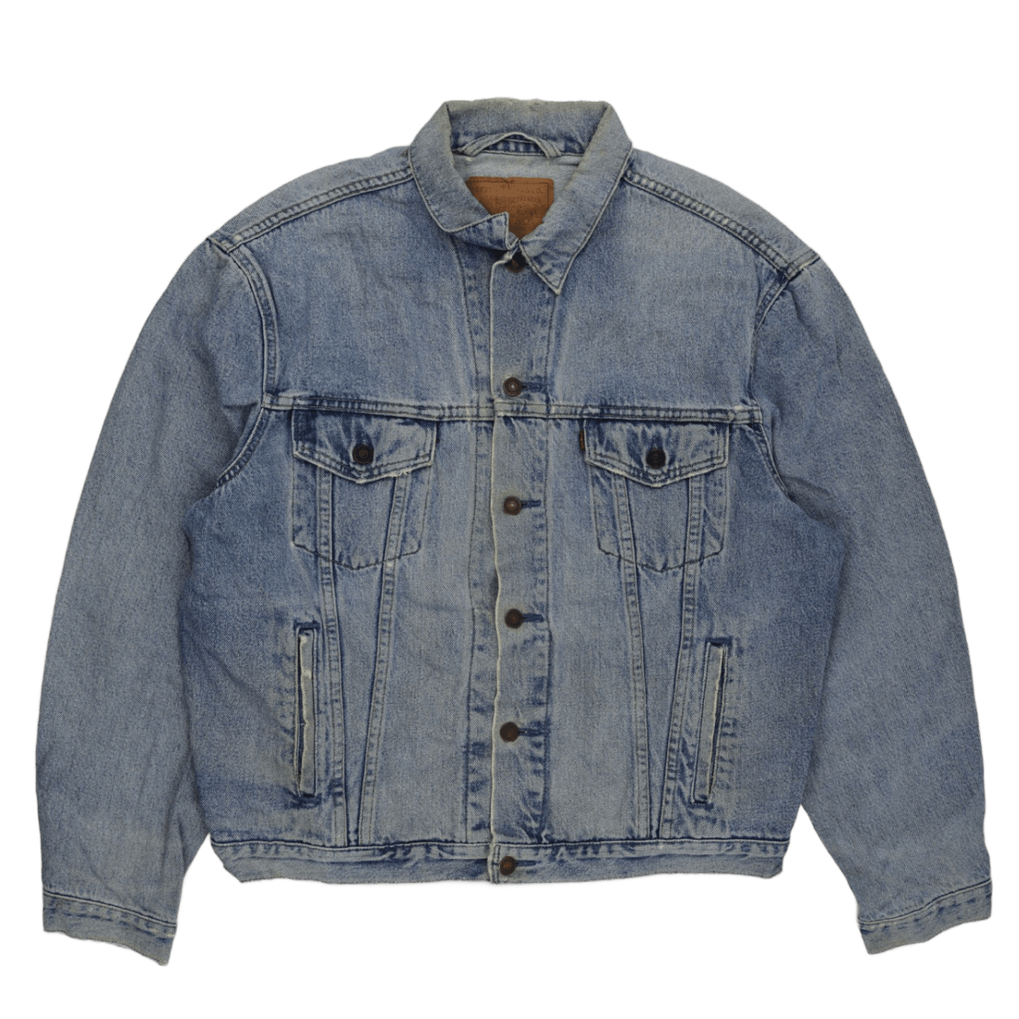 Levi's Vintage Stonewash Denim Jacket for Men Blue XL Cotton
