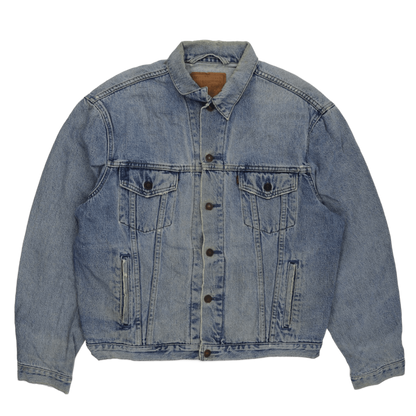 Levi's Vintage Stonewash Denim Jacket for Men Blue XL Cotton