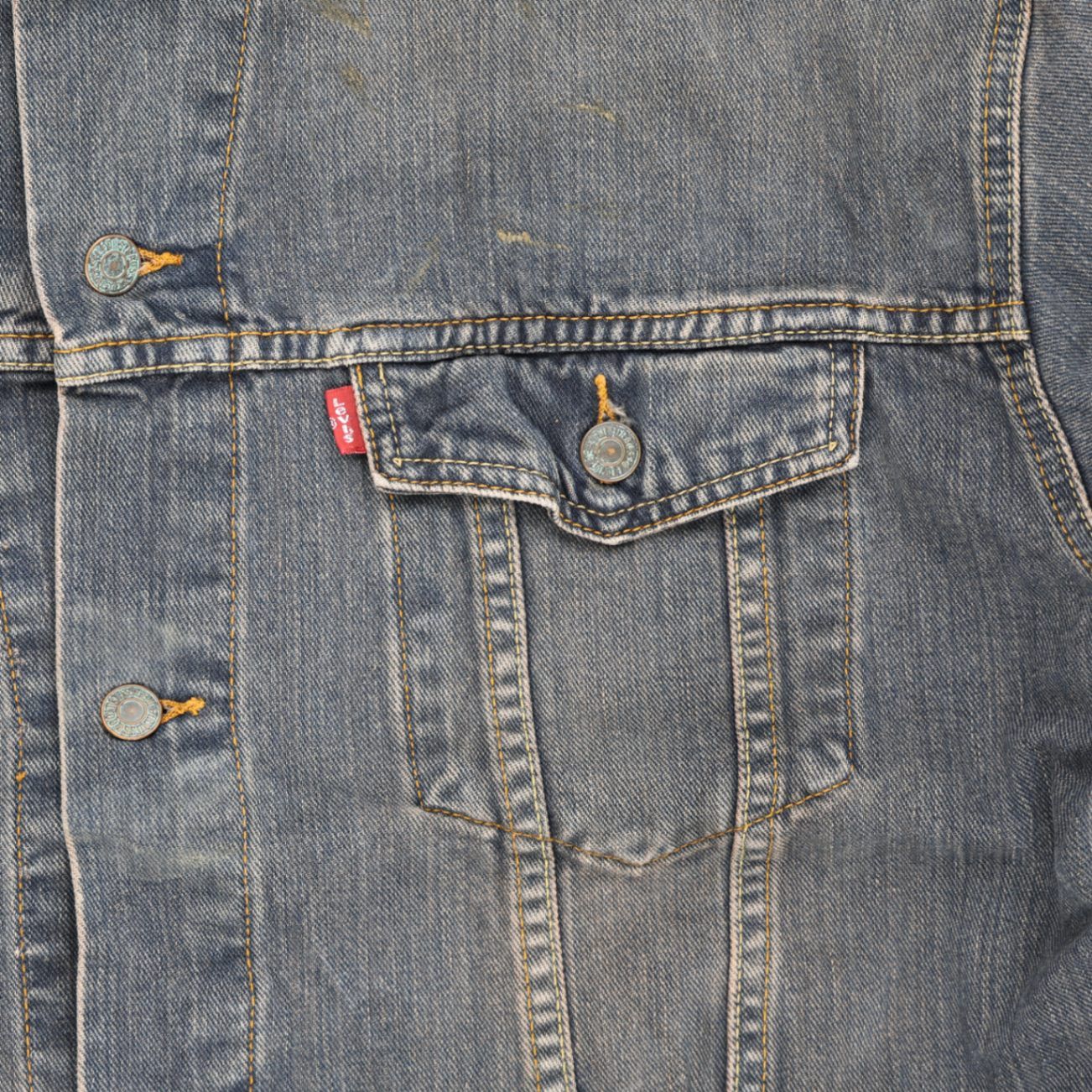 Levi's Vintage 70507 Standard Trucker Denim Jacket Blue XXL 100% Cotton