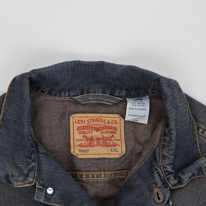 Levi's Vintage 70507 Standard Trucker Denim Jacket Blue XXL 100% Cotton